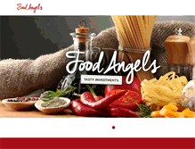 Tablet Screenshot of food-angels.org